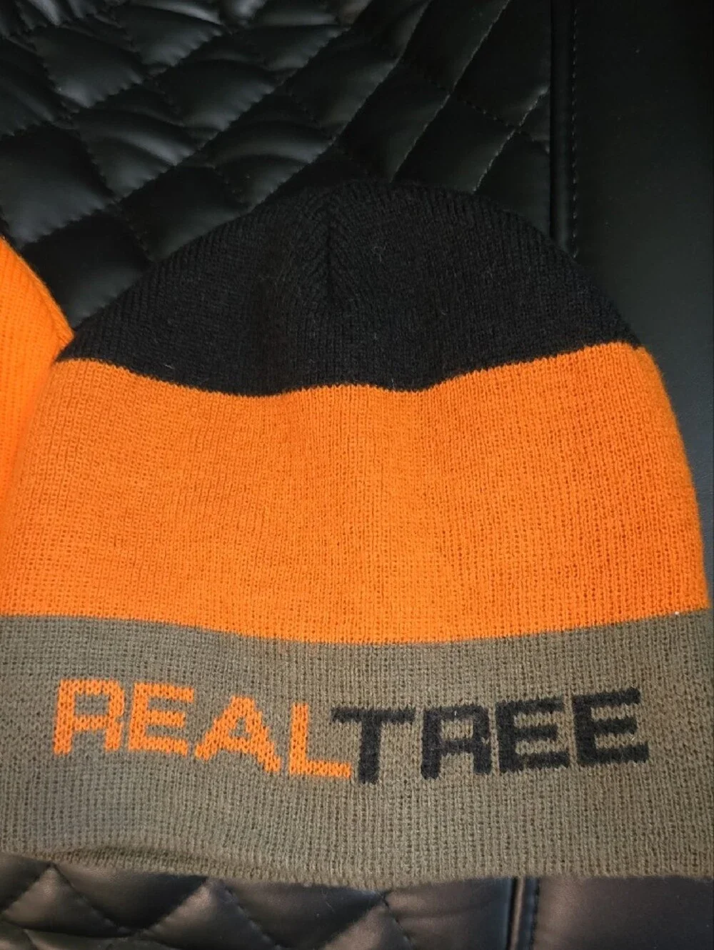Realtree Orange, Black & Brown Knit Beanies - 2 Pack